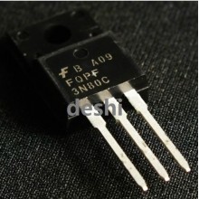 FQPF3N80C Manu: Fairchild Encapsulation: TO-220F N-CH 800V 3A MOSFET