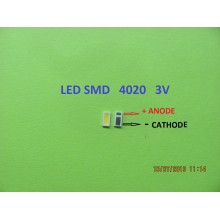 LED LAMP 4020 3.0V-3.2V 150ma 0.5 watts SMD lamp beads for LED TV Backlight Strip/Module Light/Ads Light