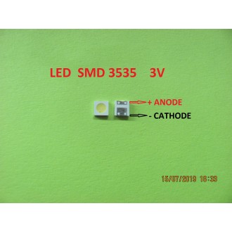 LEDS 3535 SMD LED 3V FOR LCD TV repair LG led TV backlight strip light-diode