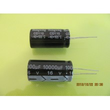10000uF 16Volt 10000MFD Electrolytic Capacitor 16mm×30mm