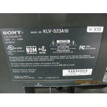 SONY KLV-S23A10 KEY CONTROLLER BOARD