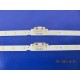 SAMSUNG UN65NU6900 P/N: LM41-00614A X2 (54 LEDS) LEDS STRIP BACKLIGHT (KIT NEW)