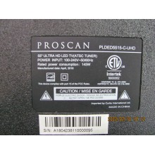 PROSCAN PLDED5515-C-UHD P/N: DIVERS IR SENSOR KEY CONTROLLER BOARD