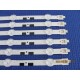 SAMSUNG UN58H5202AFXZC P/N: LM41-00091F + LM41-00091G LED STRIP BACKLIGHT (KIT NEW)