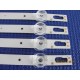 SAMSUNG UN55TU7000FXZA P/N: SVC550F53/78_L + SVC550F53/78_R LED STRIP BACKLIGHT (KIT NEW)