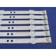 SAMSUNG UN60FH6200FXZC P/N: 60913A + 60813B LED STRIP BACKLIGHT CODE: SS6001 (KIT NEW)