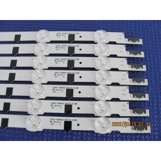 SAMSUNG UN40F6400AGXZD P/N: D2GE-400SCA-R3 + 2DGE-400SCB-R3 LED STRIP BACKLIGHT CODE: SS4002 (KIT NEW)