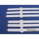 LG 50LA621S-ZD 50LA621V-ZD 50LA616V-ZG 50LN5707-ZA 50LN5708-ZA LED STRIP BACKLIGHT CODE: ATVTB5002 (KIT NEW)