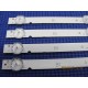 SAMSUNG UN55UJ6200 P/N: RF-AZ550E30-0501A/0601B-20 LED STRIP BACKLIGHT (KIT NEW)