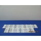 SAMSUNG UN55MU6500F P/N: LM41-00135A + LM41-00136A LEDS STRIP BACKLIGHT CODE: ATVSS5504EX (KIT NEW)