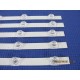 HISENSE 55H8E 55H9E 55H8608 (6 VOLT) IC-A-CNDN55D975 MHM27N123WKK7 1190188 B1 LED STRIP BACKLIGHT KIT NEW (NON VÉRIFIÉ)