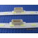 SAMSUNG UN50NU7100 UN50NU7100V UN50NU6900 UN50NU6950F UN50NU7400 (6 VOLT)LEDS STRIP BACKLIGHT (38LEDS X 2) (KIT NEW)