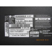 LG 55UK6300BUB P/N: EAX67865201 (1. 6) POWER SUPPLY (ECRAN HLH)
