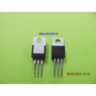 MAC224A-10 Encapsulation:TO-220,TRIACs 40 AMPERES RMS 200 thru 800 VOLTS