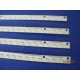 SHARP LC-60LE757U LC-60LE857U 2013SSP60 5630 76 REV1.0 LED STRIP BACKLIGHT (04 PCS) KIT NEW