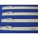 SHARP LC-60LE757U LC-60LE857U 2013SSP60 5630 76 REV1.0 LED STRIP BACKLIGHT (04 PCS) KIT NEW