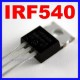 IRF540/F540 MOSFET 100V 22A