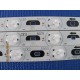 SHARP LC-80LE633U 5071+5069+5073 LED STRIP BACKLIGHT