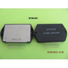 STK439 Integrated Circuit Stereo Power Amplifier - 2 x 15 watts