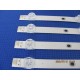 SYLVANIA SL581SMU CRH-ZG583030120482PREV1.2 LB-C580U18-EF8-C-G310 LED STRIP BACKLIGHT KIT NEW