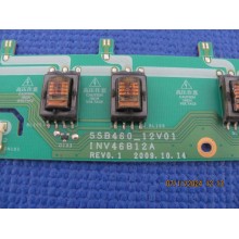 SAMSUNG LN46C650L1F SSB460_12V01 INVERTER BOARD