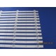 HISENSE 75A68H HD750Y1U71-TOL1+ BK75Y1B CRH-BK75Y1B3030T1207085-REV1.2 75D3B7CX70312 LED STRIP BACKLIGHT KIT NEW