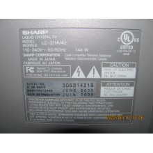 SHARP LC-37HV4U KIT DE REPARATION(N'ALLUME PAS)