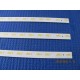 SAMSUNG UN75RU800DF UN75RU9000F UN75RU8000F 58 LEDS (3 VOLT) LED STRIP BACKLIGHT KIT NEW