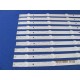 HISENSE 55R6107 SVH550AQ0_REV00_RJW1_7LEDX10_161108 (3 VOLT) LED STRIP BACKLIGHT KIT NEW