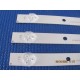 HISENSE 40H5507 JLD39681330-003BS-M JL.D39681330-003BS-M (3 VOLT) (3 PIN) LED STRIP BACKLIGHT KIT NEW