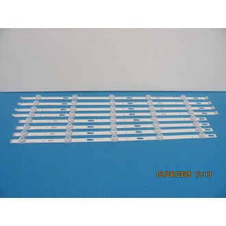 SAMSUNG UN55CU7000F UN55CU7000FXZC JL.D550A1330-408AL-M_V02 + JL.D550A1330-408AR-M_V02 LED STRIP KIT NEW