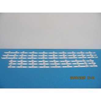 SAMSUNG UN65DU7100F JL.650J1330-408AL-M_V12 + JL.650J1330-408AR-M_V12 LED STRIP BACKLIGHT KIT NEW