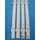 LG 50P6000 50UM6900PUA LB-DM3030-GJ0D35504X9GB09-1-T LED STRIP KIT NEW