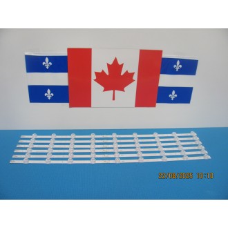 HISENSE 65R63N 65A6 65UHQ 65A6K 65A6KV 65A6N 65RGE4 65E35H HD650H1U71-T0L1 CRH-BXK65H1U72C3030T0609368-REV1.6 LED STRIP KIT NEW