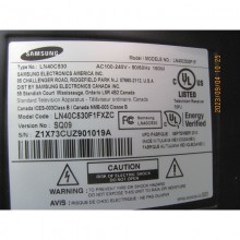 SAMSUNG LN40C530F1F BN41-01477A MAIN BOARD (HLH)