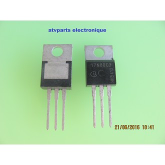 17N80C3 MOSFET Transistor INFINEON TO-220AB SPP17N80C3