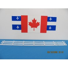 VIZIO D40F-G9 JL.D40071330-202CS-M_V02 v400hj9-d03 (6 VOLT X 7) LED STRIP KIT NEW