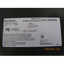 SONY KDL-40W600B KIT DE REPARATION(PANTALLA BLANCA)