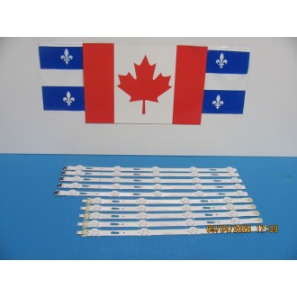 SAMSUNG UN40JU6500F UN40JU6400F P/N: V5DU-400DCA-R1 + V5DU-400DCB-R1 LED STRIP BACKLIGHT KIT NEW