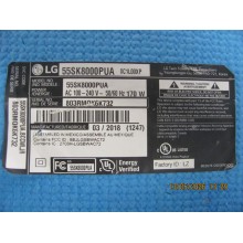 LG 55SK8000PUA EAY64808601 EAX67861603(1.1) KIT DE REPARATION(MICHEL)
