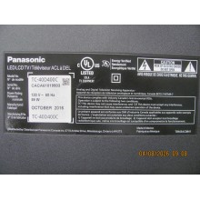 PANASONIC TC-40D400C KIT DE REPARATION(PANTALLA ROTA)