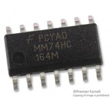 MM74HC164M IC, 8BIT SIPO SHIFT REGISTER, SOIC-14