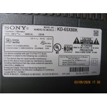 SONY KD-65X80K KIT DE REPARATION (TODO OK) LED STRIP HLH