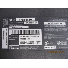 LG 47LB5830 EAX65610206 (1.0) PCB: EAX65423801 (2.2) KIT DE RÉPARATION (TODO OK) LED STRIP HLH