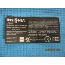 INSIGNIA NS-LCD42HD-09 715T2802-1 715T2830-2-2 KIT DE REPARATION