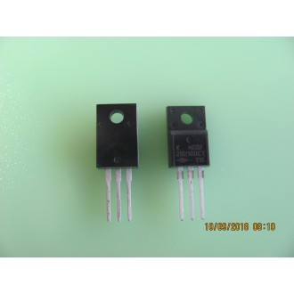 MBRF20U100CT SCHOTTKY BARRIER TYPE DIODE