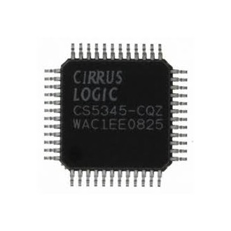 CS5345-CQZ IC CI de convertisseur audio A/N 105dB 24-Bit 192kHz Stereo Audio ADC