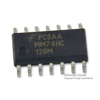 MM74HC126M IC 3-STATE Quad Buffers