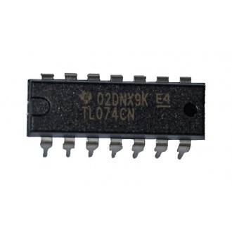 TL074CN IC LOW NOISE, JFET INPUT OPERATIONAL AMPLIFIERS