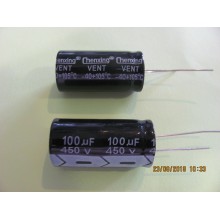 100UF 450V 100MFD Electrolytic Capacitor 105c